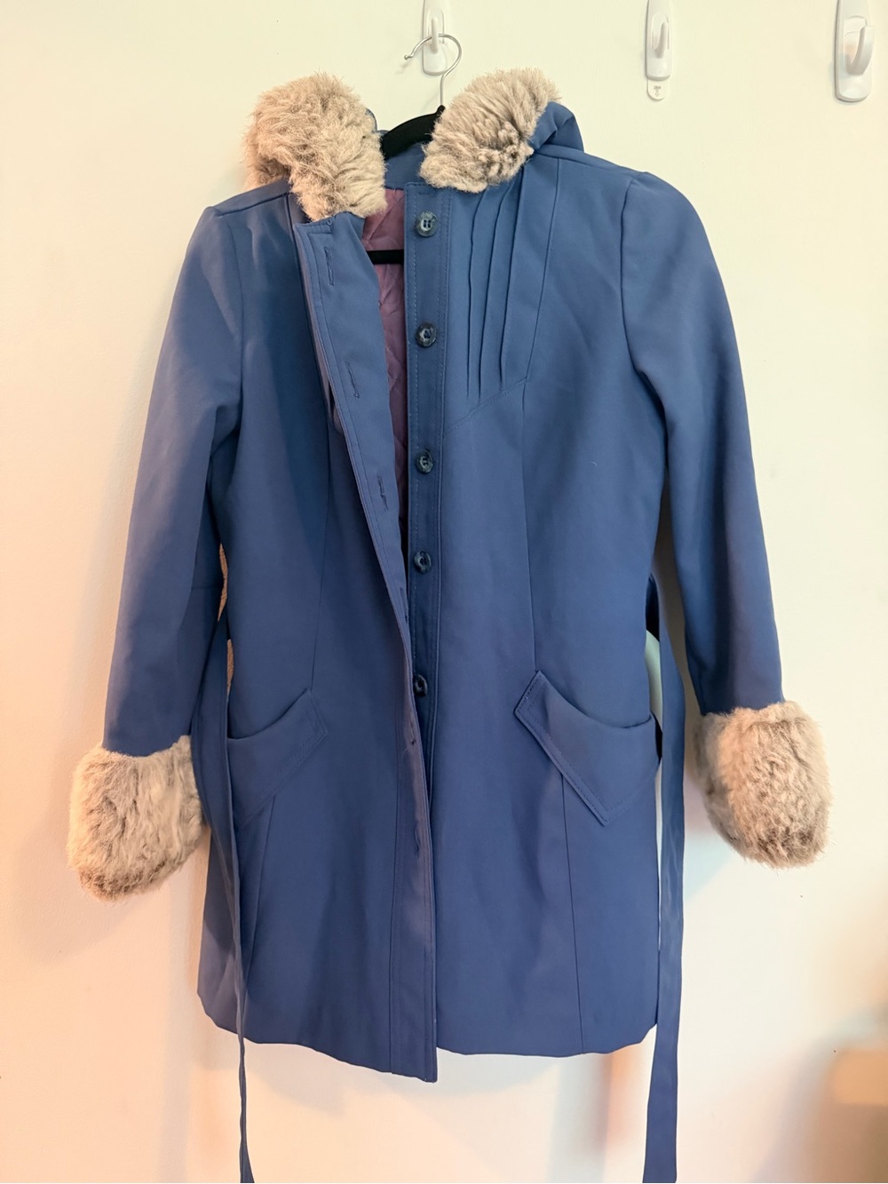 Vintage Bonders Made in USA - Faux Fur Hood & Cuffs (S/M)